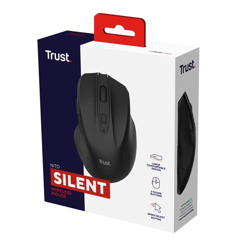 NITO SILENT WIRELESS MOUSE - BLK