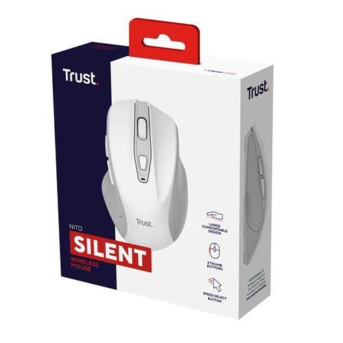 NITO SILENT WIRELESS MOUSE - WHITE