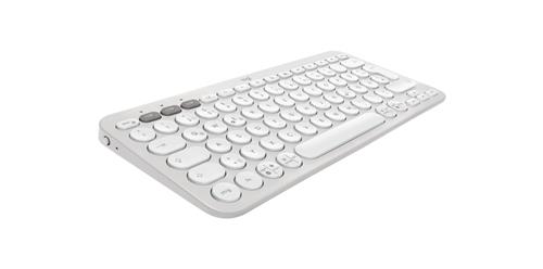 Logitech 920-012204 tastiera Mouse incluso Universale RF senza fili + Bluetooth QWERTZ Tedesco Bianco