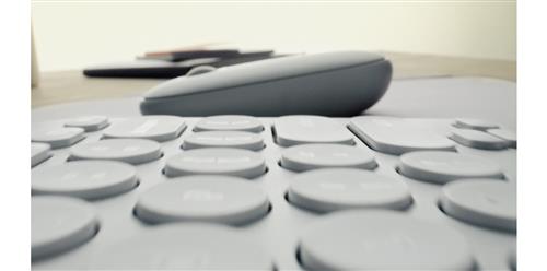 Logitech 920-012204 tastiera Mouse incluso Universale RF senza fili + Bluetooth QWERTZ Tedesco Bianco