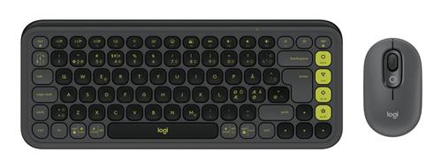 Logitech 920-013266 tastiera Mouse incluso Universale Bluetooth QZERTY Nordic Grafite
