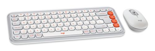 POP ICON COMBO MOUSE AND KB OFF WHITE - US INTL - INTNL-973
