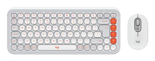 POP ICON COMBO MOUSE AND KB OFF WHITE - US INTL - INTNL-973
