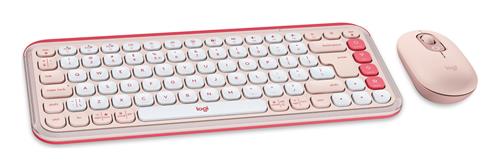 Logitech 920-013142 tastiera Mouse incluso Universale Bluetooth QWERTY US International Rosa