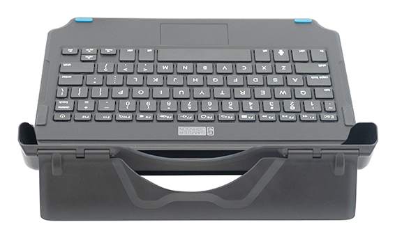 Gamber-Johnson 7160-1872-01 tastiera per dispositivo mobile QWERTY Inglese UK Pin Pogo Nero