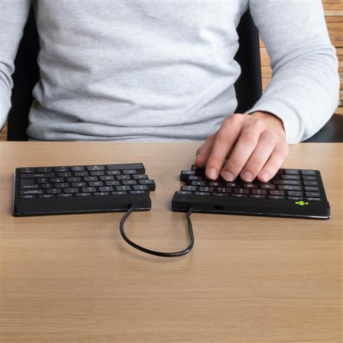TASTIERA ERGONOMICA R-GO SPLIT TASTIERA SPLIT IT NERO