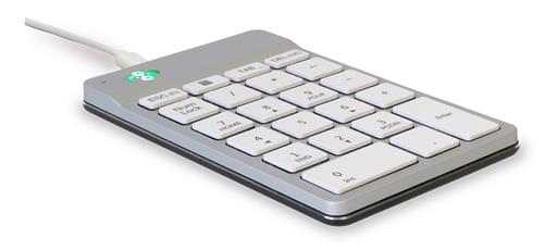 TASTIERA NUMERICA R-GO NUMPAD B BREAK ERGONOMICA CAVO BIANCA
