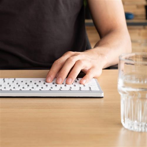 TASTIERA R-GO COMPACT BREAK ERGO. COMPATTA IT BT BIANCA