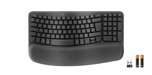 Logitech ERGO 920-012328 tastiera Ufficio RF senza fili + Bluetooth AZERTY Francese Grafite