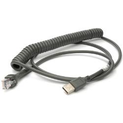 CAB-524 CABLE USB TYPE A POT COILED 2.4M