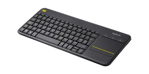 WIRELESS KEYBOARD K400 PLUS BLACK (PAN NORDIC)