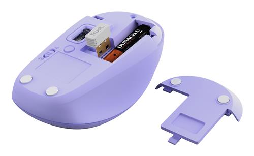 YVI+ MULTI-DEVICE WIRELESS MOUSE PURPLE