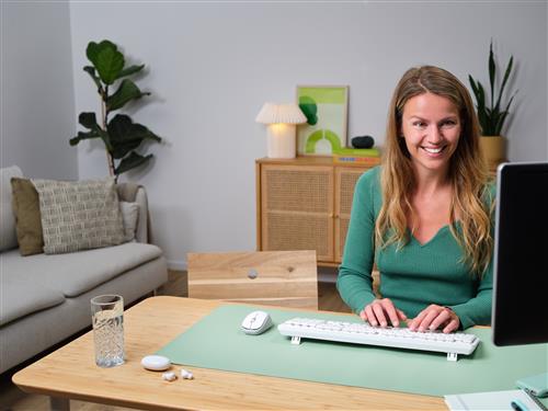 YVI+ MULTI-DEVICE WIRELESS MOUSE WHITE