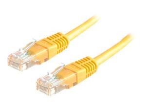 CAT.6 UTP PATCH CABLE RED 0.5M GIALLO 0.5M