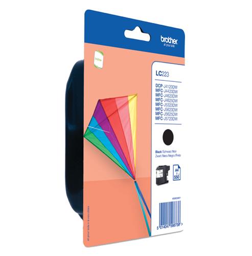 BLACK INK CARTRIDGE BLISTER 550 PAGES ISO STANDARDS 24711