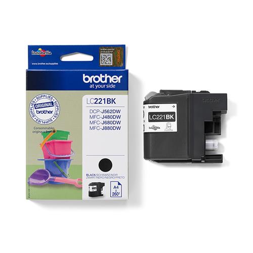 BLACK INK CARTRIDGE F/MFCJ480DW/680/880