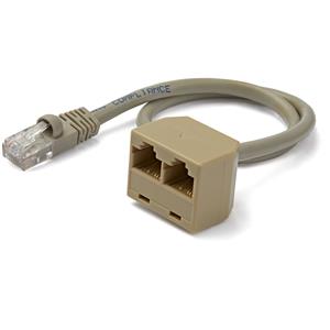 StarTech.com RJ45SPLITTER divisore di rete Grigio