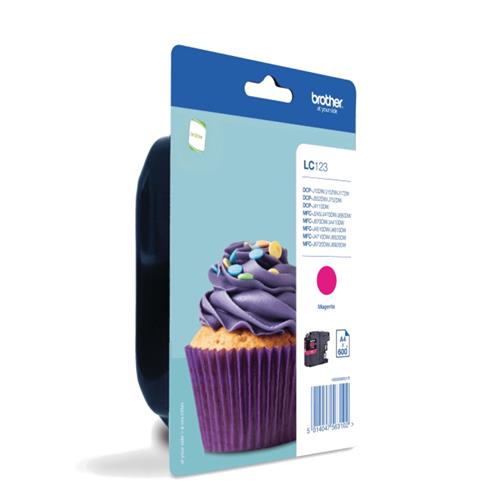 CARTUCCIA MAGENTA LC-123MBP 600 PAGINE BLISTER