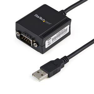 StarTech.com ICUSB2321F adattatore per inversione del genere dei cavi DB-9 USB 2.0 A Nero