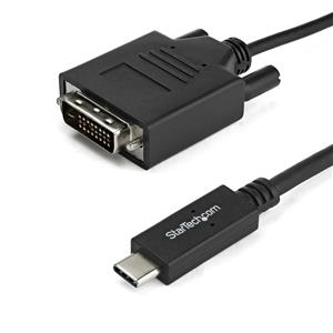 StarTech.com CDP2DVIMM1MB cavo e adattatore video USB tipo-C DVI-D Nero