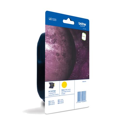 INK CARTRIDGE LC-1220Y YELLOW BLISTER 300 PAGES