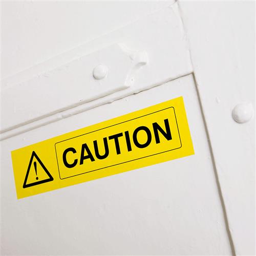 NASTRO ADESIVO IN PELLICOLA NERO/GIALLO 62MM X 15.24M.