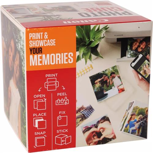 PP-201 5X5 PHOTO CUBE CREATIVE PACK WHITE ORANGE (40SHEETS) + A