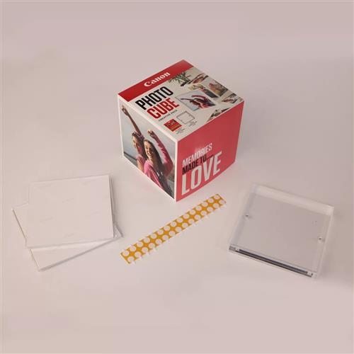 PP-201 5X5 PHOTO CUBE CREATIVE PACK WHITE PINK (40SHEETS) + ACR