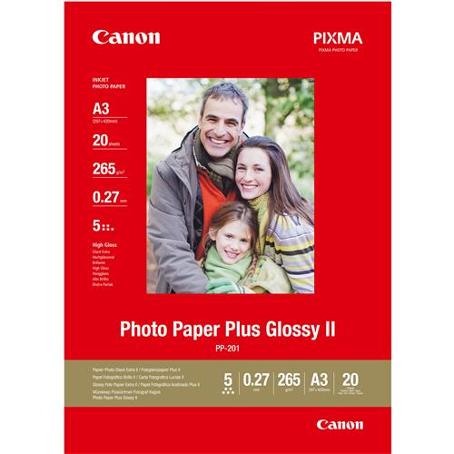 PP-201 A3 CARTA FOTOGRAFICA LUCIDA 20 FOGLI