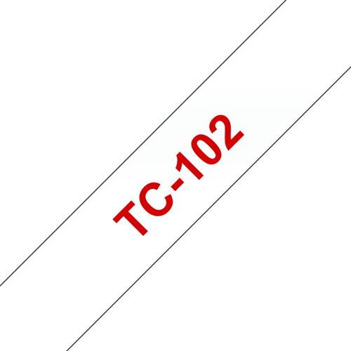 PTOUCH 12MM CLEAR RED TC101