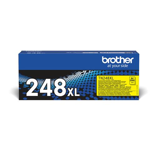TN248XLY YELLOW TONER CARTRIDGE. ISO YIELD 2.300 PAGES