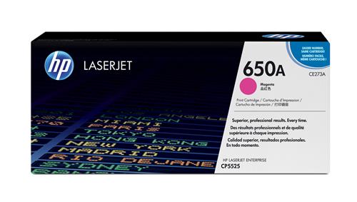 TONER MAGENTA 650A PER COLOR LASERJET CP 5525
