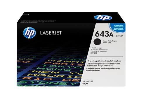 TONER NERO 643A 11.000 PAGINE PER COLORLASERJET 4700
