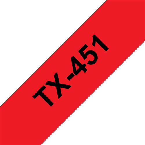 TX451 RIBBON 24MM BLACK/RED