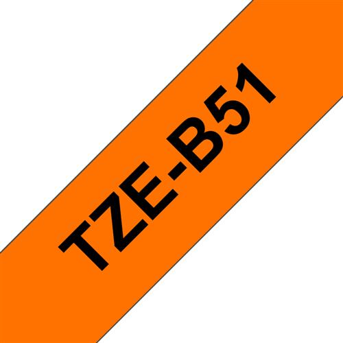 TZE-B51 BLACK ON ORANGE