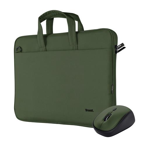 BOLOGNA BORSA LAPTOP E MOUSE SET -  VERDE