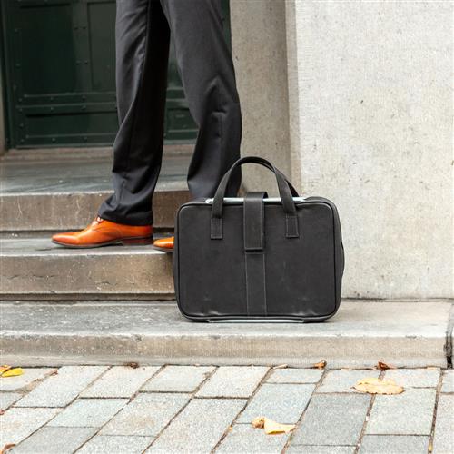 BORSA PER LAPTOP R-GO VIVA PELLE ERGO. SUPP. LAPTOP NERO