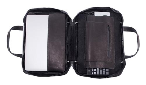 BORSA PER LAPTOP R-GO VIVA PELLE ERGO. SUPP. LAPTOP NERO