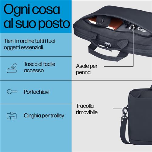 EVERYDAY 16 ODYSSEY GRAY LAPTOP BRIEFCASE