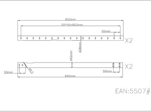 EXTENSION KITS FOR MODULAR CEILING BRACKETS MB