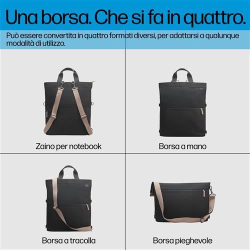 HP 14 CONVERTIBLE LAPTOP BACKPACK TOTE