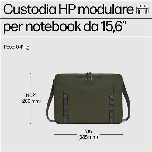 HP 15.6 MODULAR LAPTOP SLEEVE