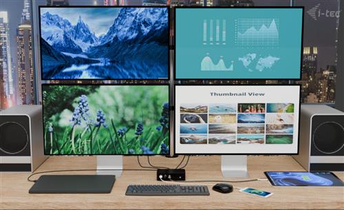 I-TEC THUNDERBOLT 5 QUATTRO DISPLAY DOCKING STATION +PD 140W
