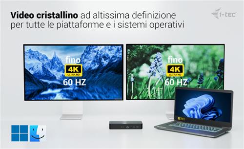 I-TEC UNIVERSAL INTELLIGENT DUAL DISPLAY DOCKING STATION POW