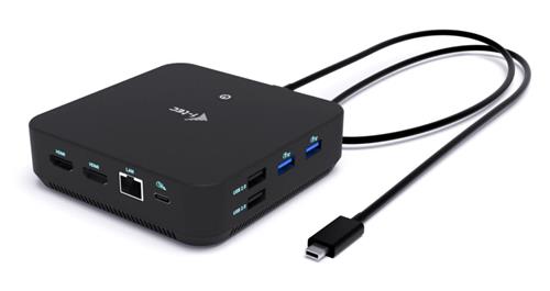 I-TEC USB-C 1XDP 2X HDMI DOCK PD 100W + I-TEC CHARGER 100W