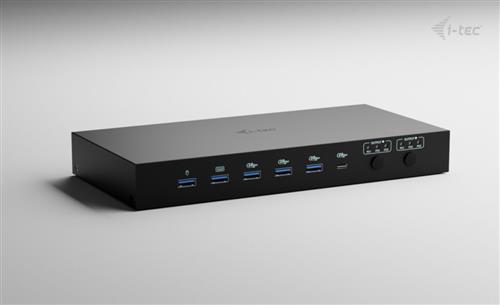 I-TEC USB-C KVM DOCKING STATION FOR 3 HOSTS DUAL DISPLAY POWER D