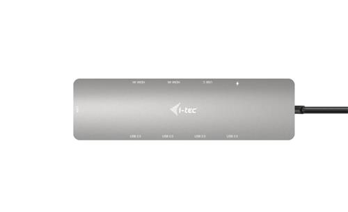 I-TEC USB-C METAL NANO 2X HDMI DOCKING STATION PD 100W + CHARGE