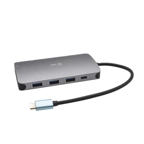 I-TEC USB-C METAL NANO DOCK HDMI/VGA WITH LAN + POWER DELIVE