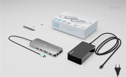I-TEC USB-C NANO 3X LCD DOCK 2X HDMI 1X USB-C VIDEO PD 140W
