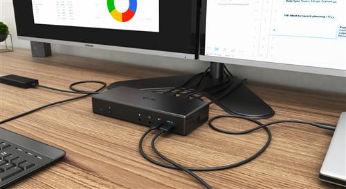 I-TEC USB-C QUATTRO DISPLAY DOCKING STATION WITH POWER DELIV